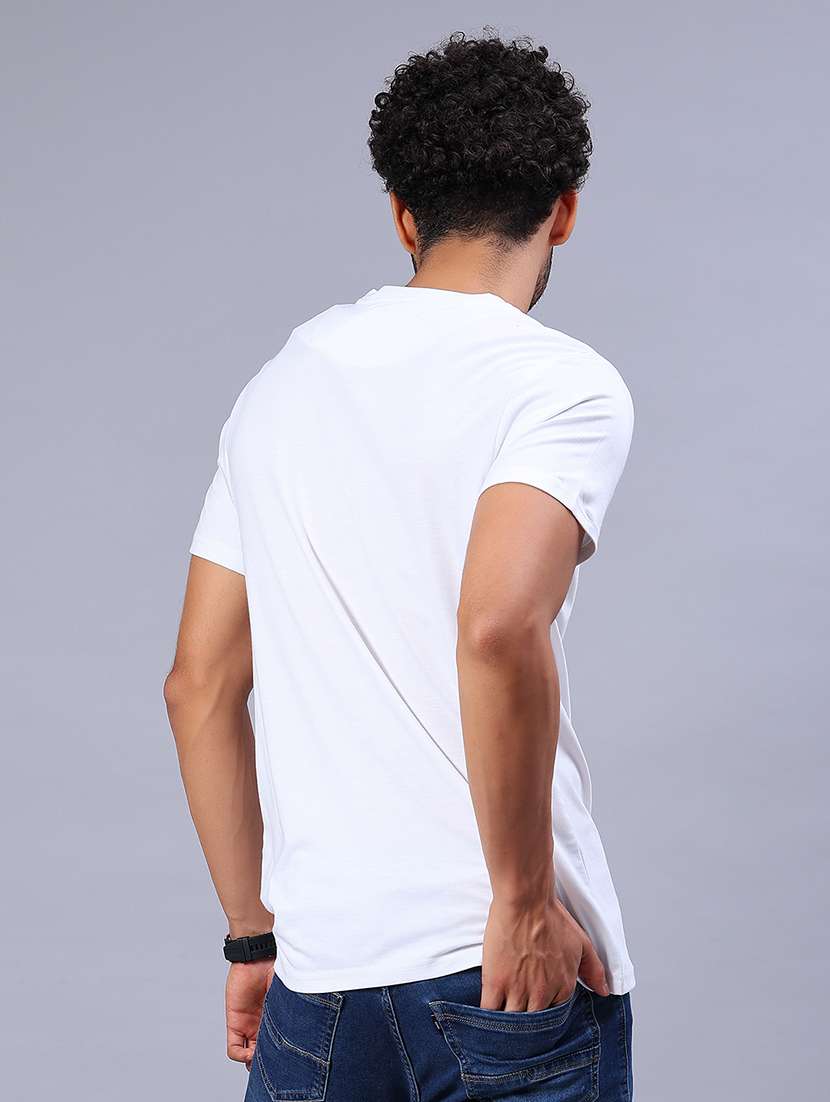 men printed short sleeve regular fit t-shirt - 21944962 - Standard Image - 3