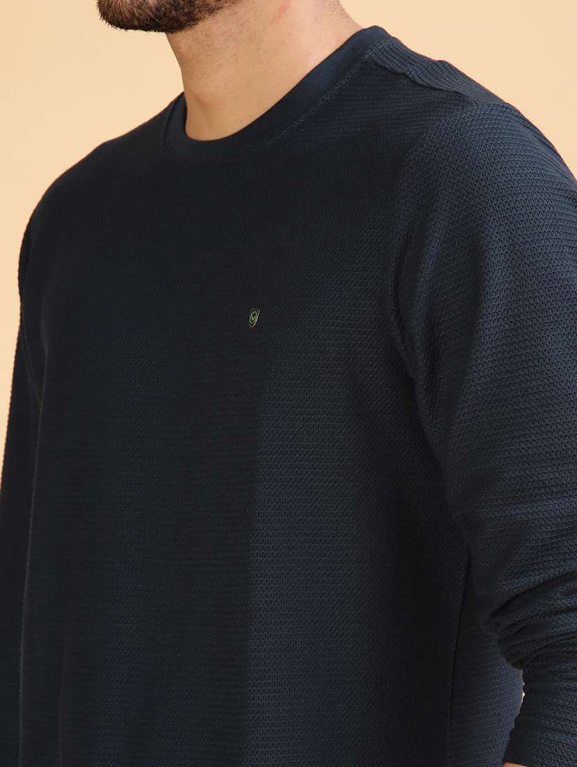 men solid long sleeve regular fit t-shirt - 21944991 - Standard Image - 3