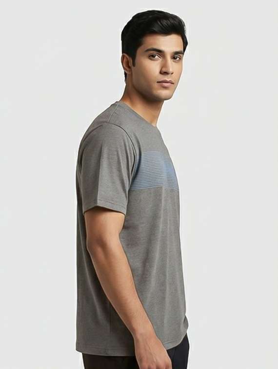 men printed short sleeve regular fit t-shirt - 21946184 -  Standard Image - 3