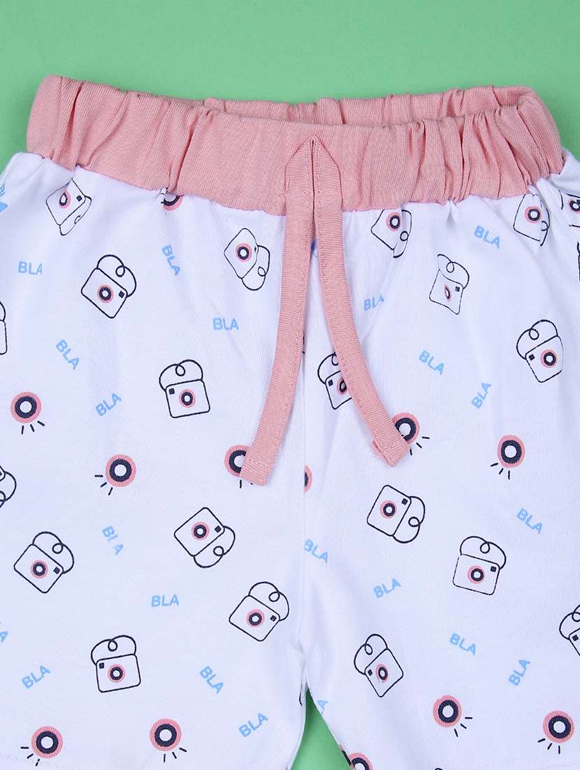 boys printed t-shirt & short twin set - 21946196 -  Standard Image - 3