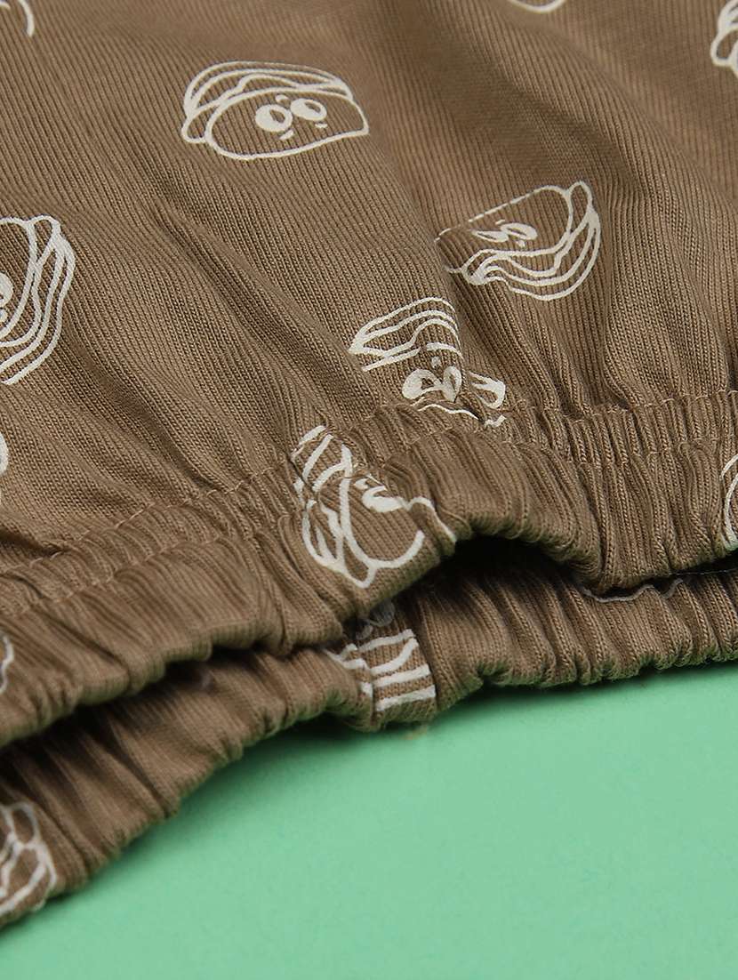 boys printed t-shirt & short twin set - 21946200 -  Standard Image - 5