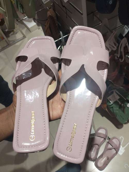 lavender pu (polyurethane) flip flops - 21946303 - Standard Image - 0