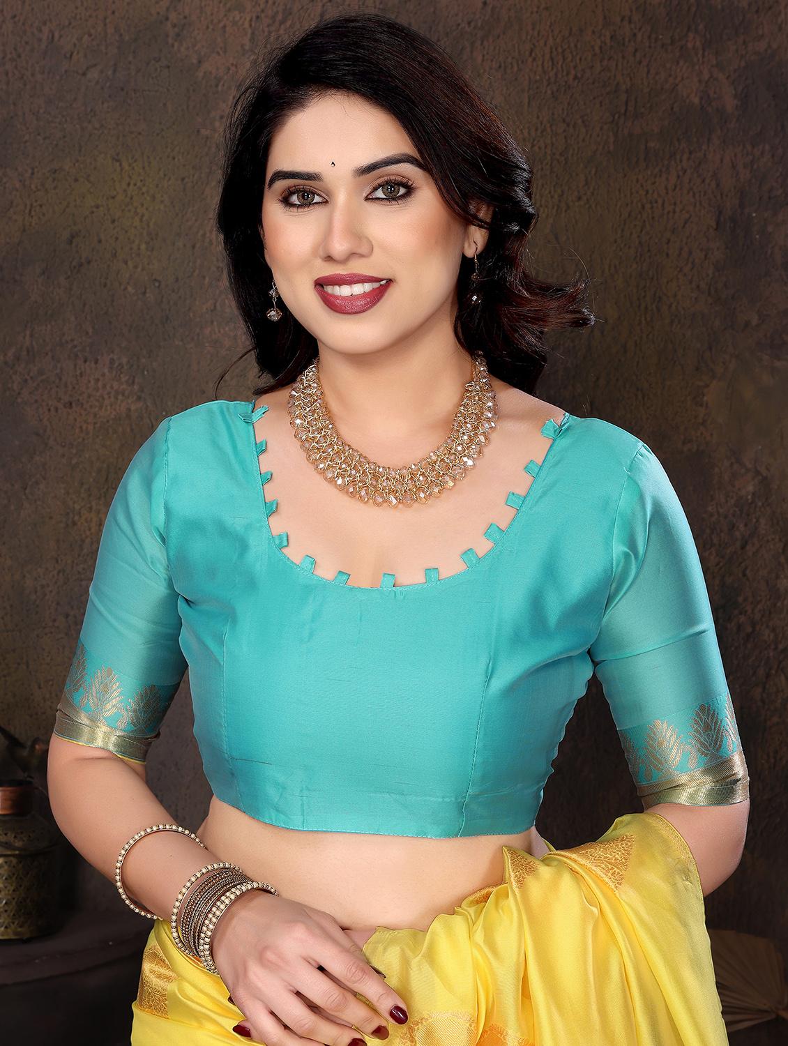 women self design banarasi saree with blouse - 21946728 - Standard Image - 3