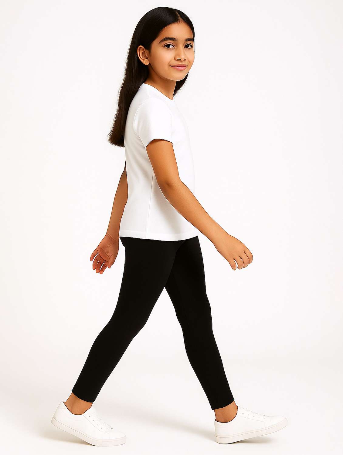 girls pack of 3 solid legging - 21946746 - Standard Image - 10