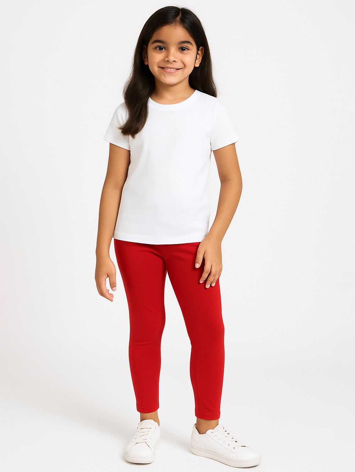 girls pack of 3 solid legging - 21946753 - Standard Image - 3