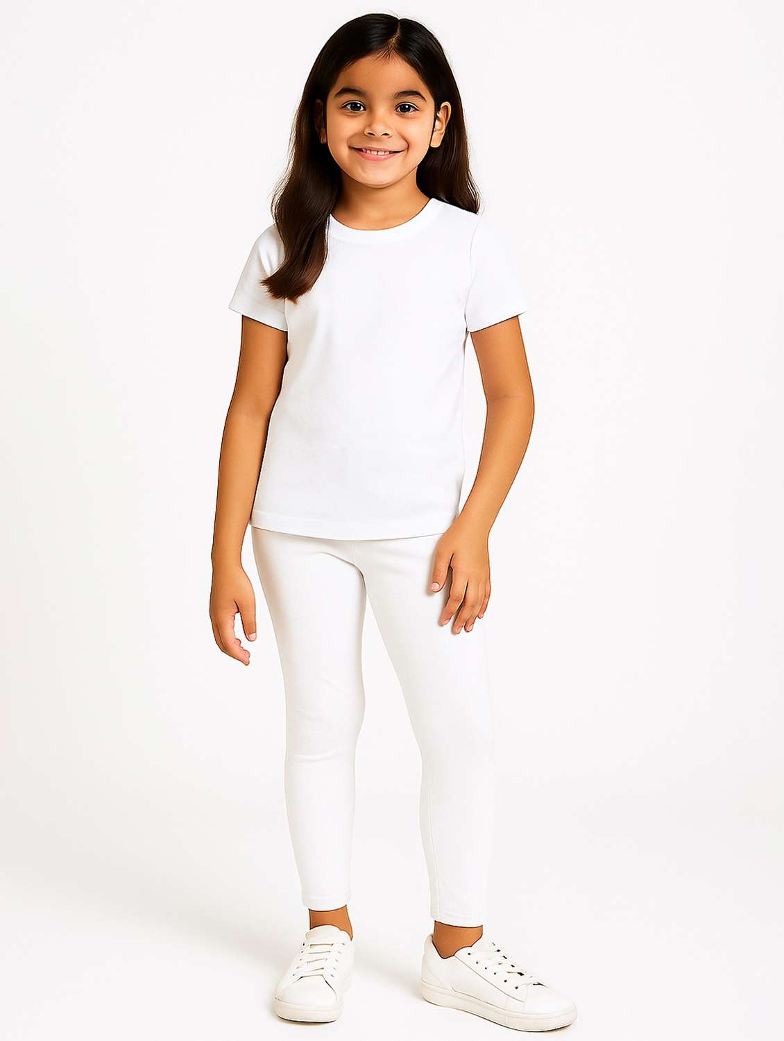 girls pack of 2 solid legging - 21946755 -  Standard Image - 3