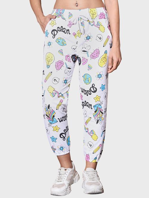 women printed mid rise jogger - 21946772 -  Standard Image - 0