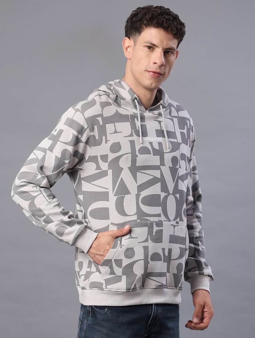 men printed long sleeve sweatshirt - 21946901 -  Standard Image - 3