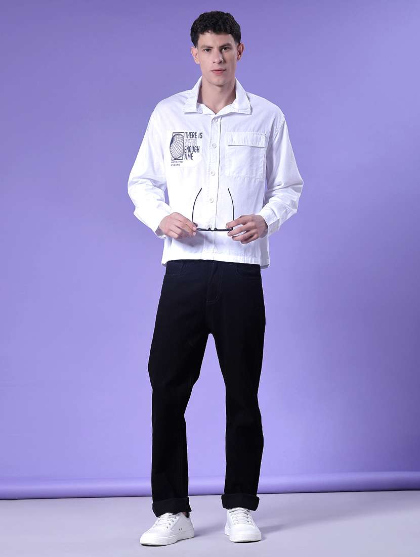 men placement print long sleeve regular fit t-shirt - 21947144 -  Standard Image - 5