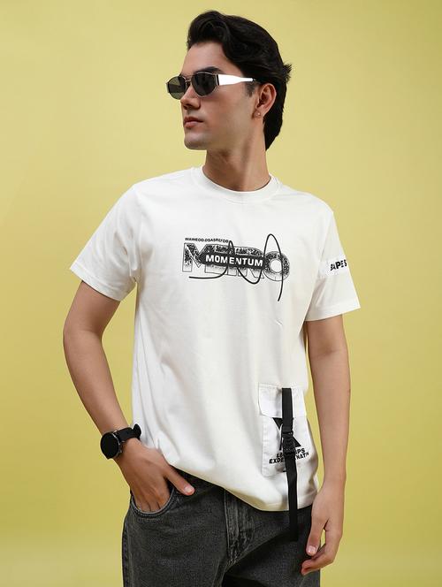men placement print short sleeve regular fit t-shirt - 21947161 - Standard Image - 0