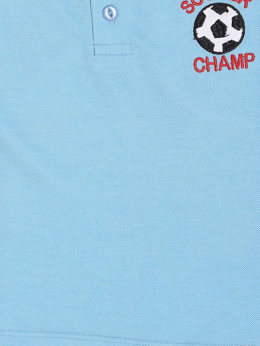 boys solid short sleeve polo t-shirt - 21947349 -  Standard Image - 3
