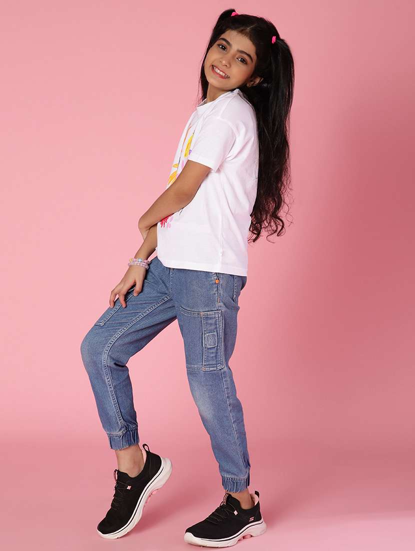 girls printed short sleeve regular fit tee - 21947696 -  Standard Image - 3