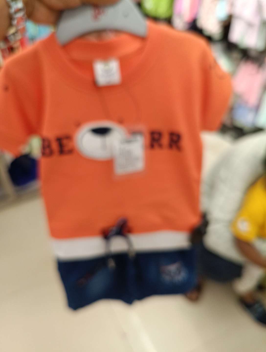 orange knitdenim twin sets & dungree - 21947759 - Zoom Image - 0