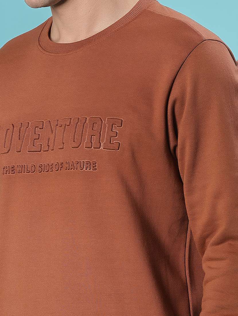 men chest print long sleeve sweatshirt - 21948000 -  Standard Image - 3