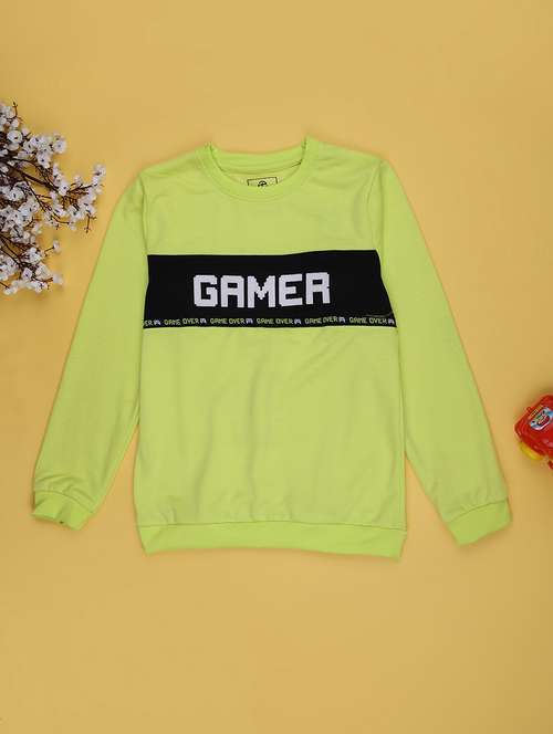 boys printed long sleeve sweatshirt - 21948017 -  Standard Image - 0