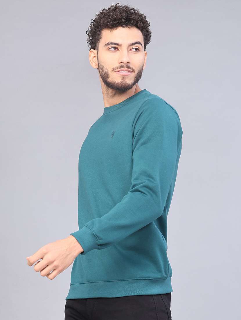 men solid long sleeve sweatshirt - 21948036 -  Standard Image - 3