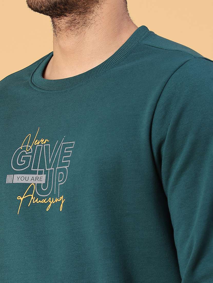 men printed long sleeve sweatshirt - 21948037 -  Standard Image - 5