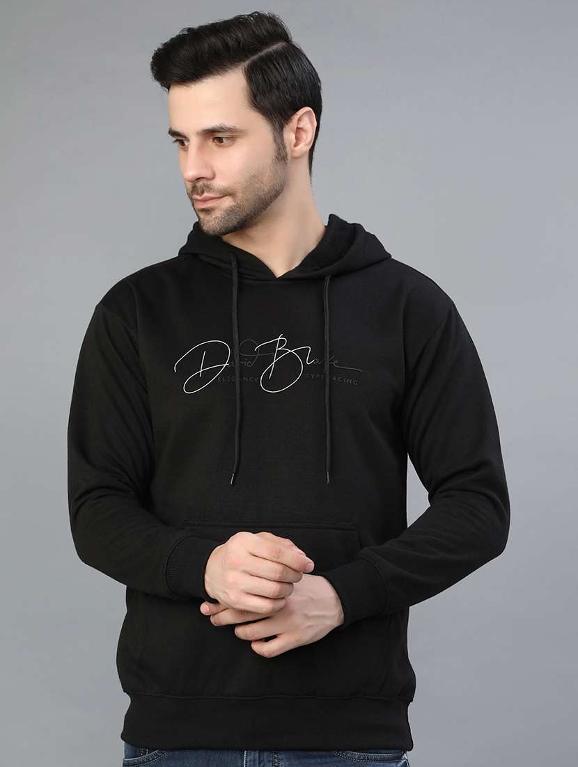 men printed long sleeve sweatshirt