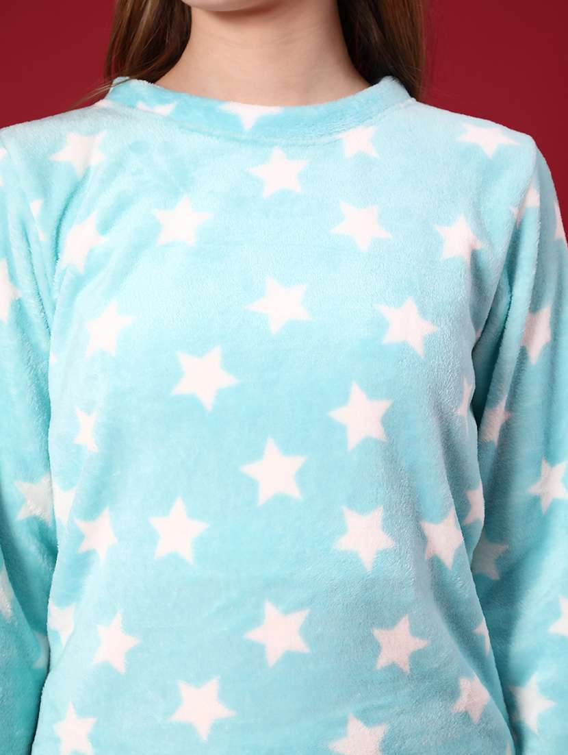 women printed nightwear pyjama set - 21948153 -  Standard Image - 5