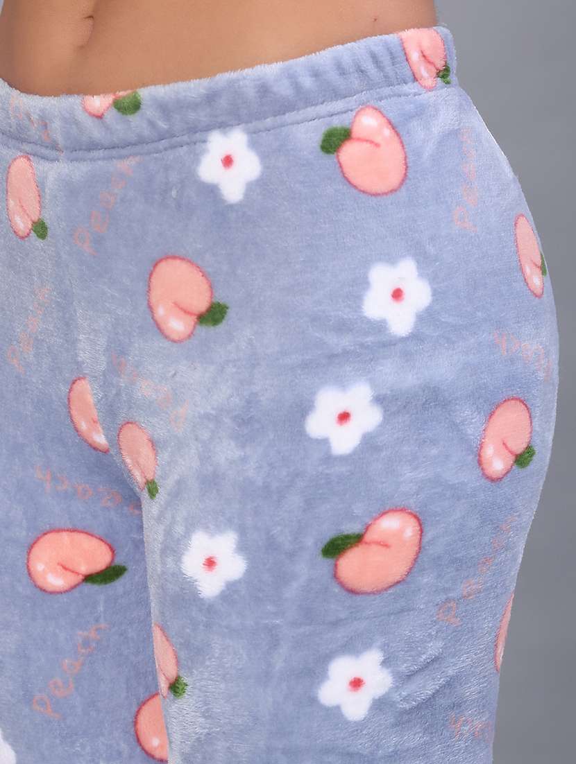 women printed nightwear pyjama set - 21948154 -  Standard Image - 5