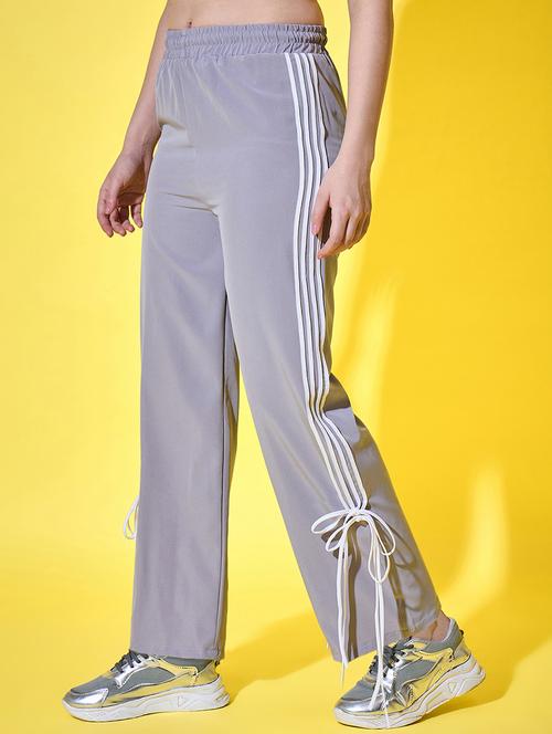 women tapered high rise track pant - 21948413 - Standard Image - 0