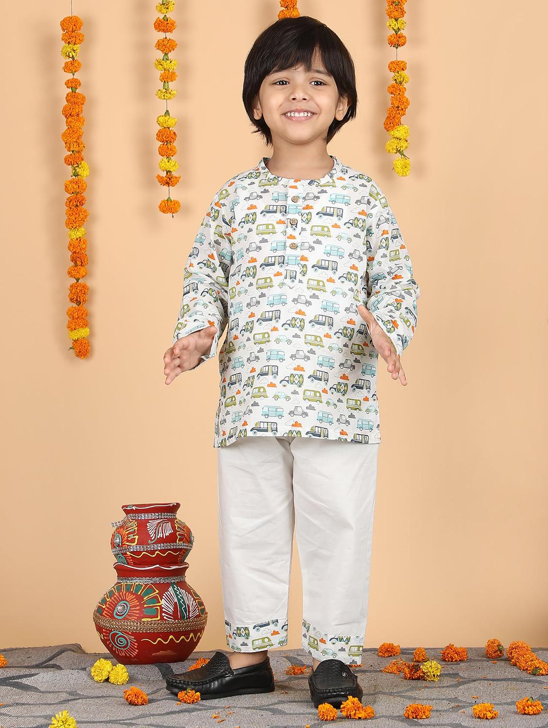 kids printed long sleeve pyjama set nightwear - 21948511 -  Zoom Image - 0