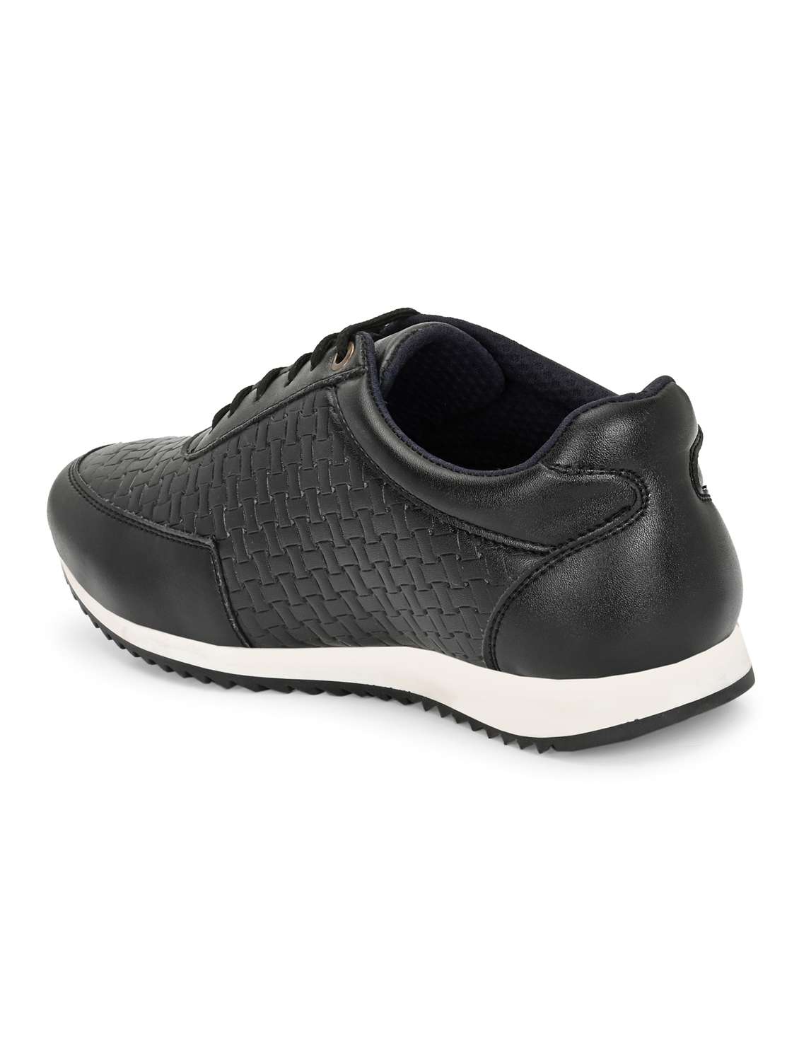 men black lace up casual shoes - 21948563 - Standard Image - 5