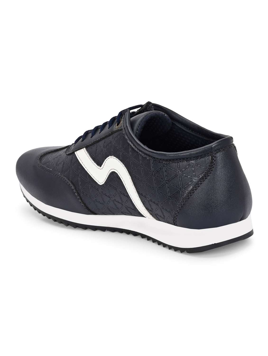 men textured lace up casual shoes - 21948565 - Standard Image - 5