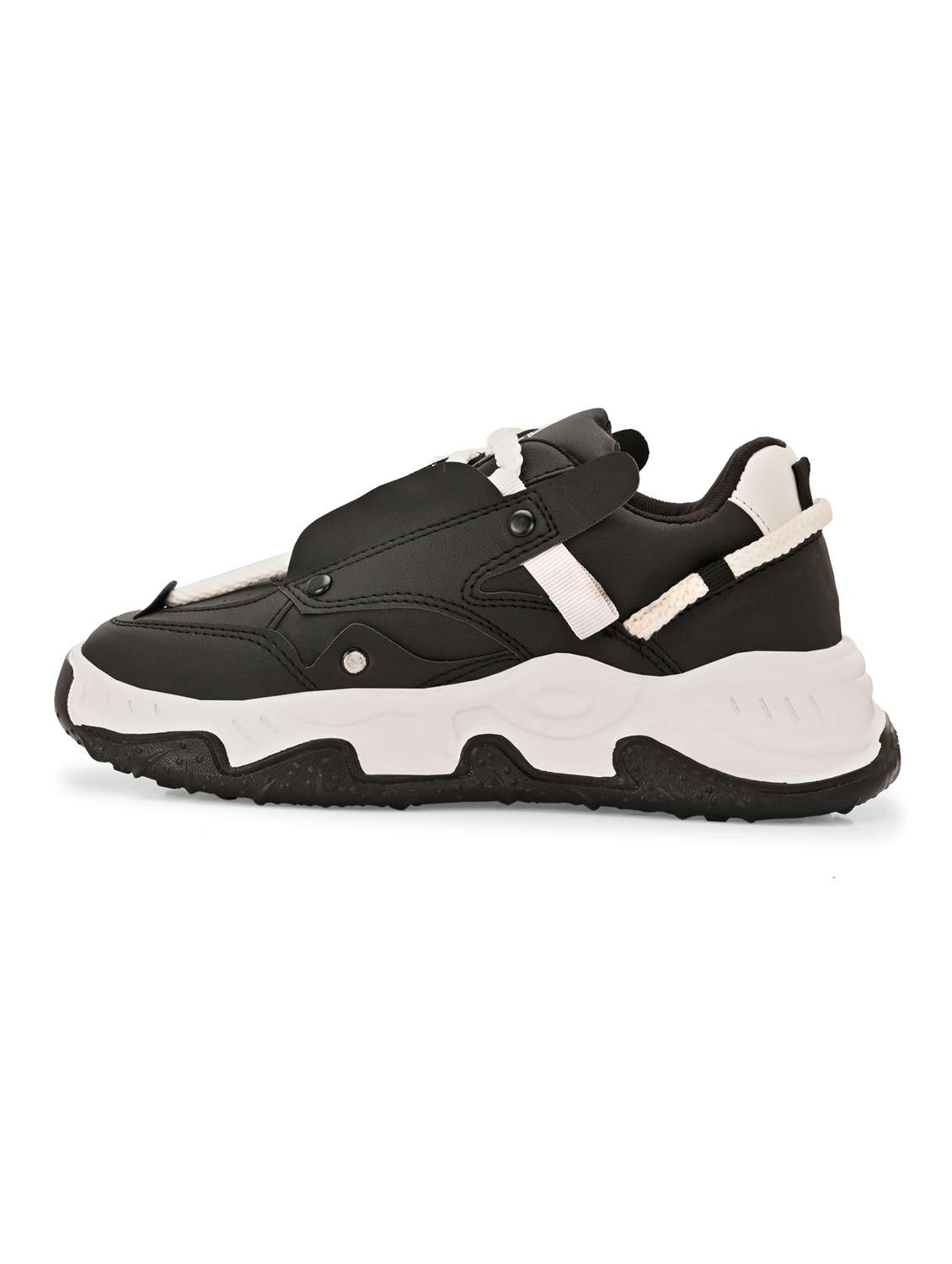 men black lace up sneaker - 21948574 -  Standard Image - 3