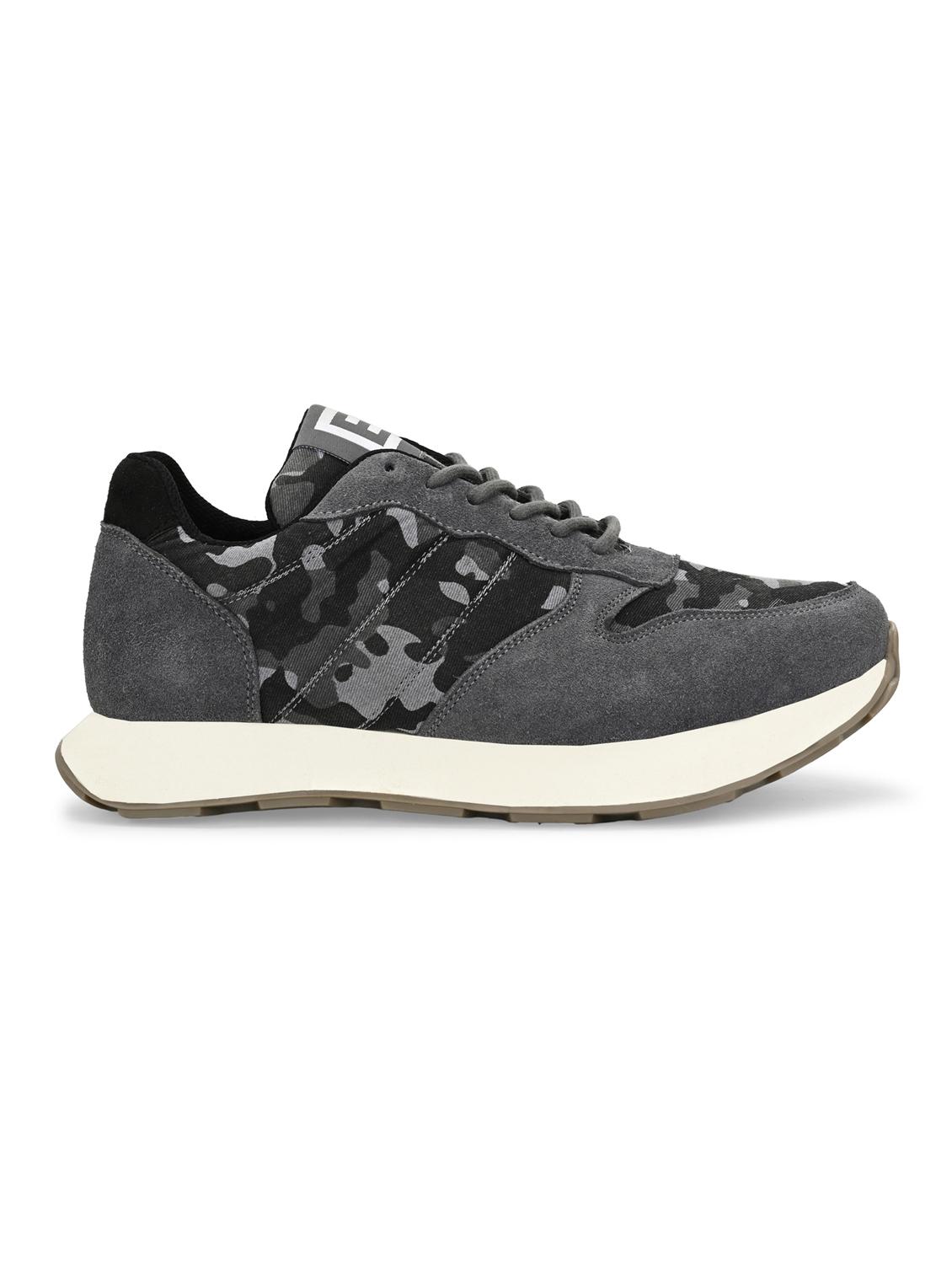 men grey lace up casual shoes - 21948575 - Standard Image - 3