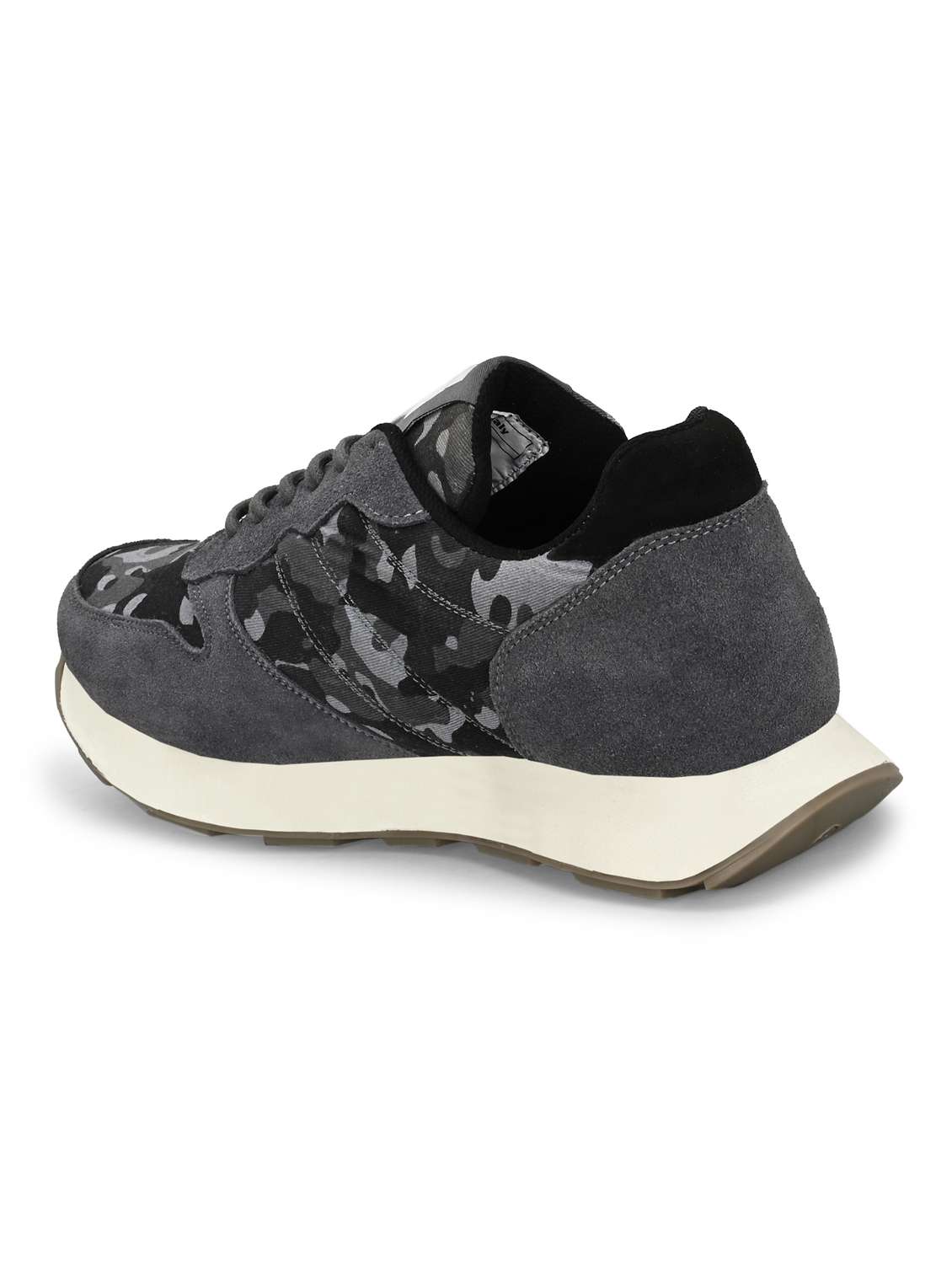 men grey lace up casual shoes - 21948575 - Standard Image - 5