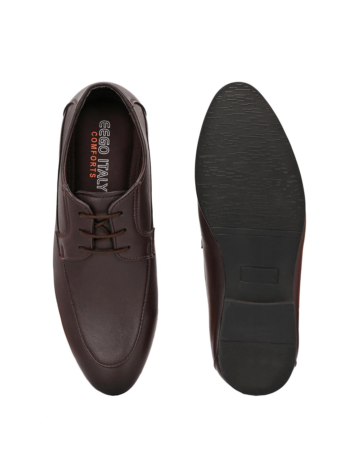 men brown lace-up derby - 21948587 - Standard Image - 5