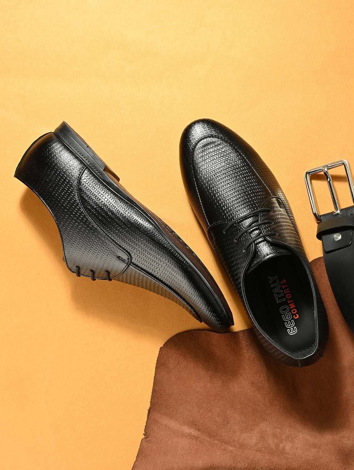 men black lace-up derby - 21948593 -  Zoom Image - 0