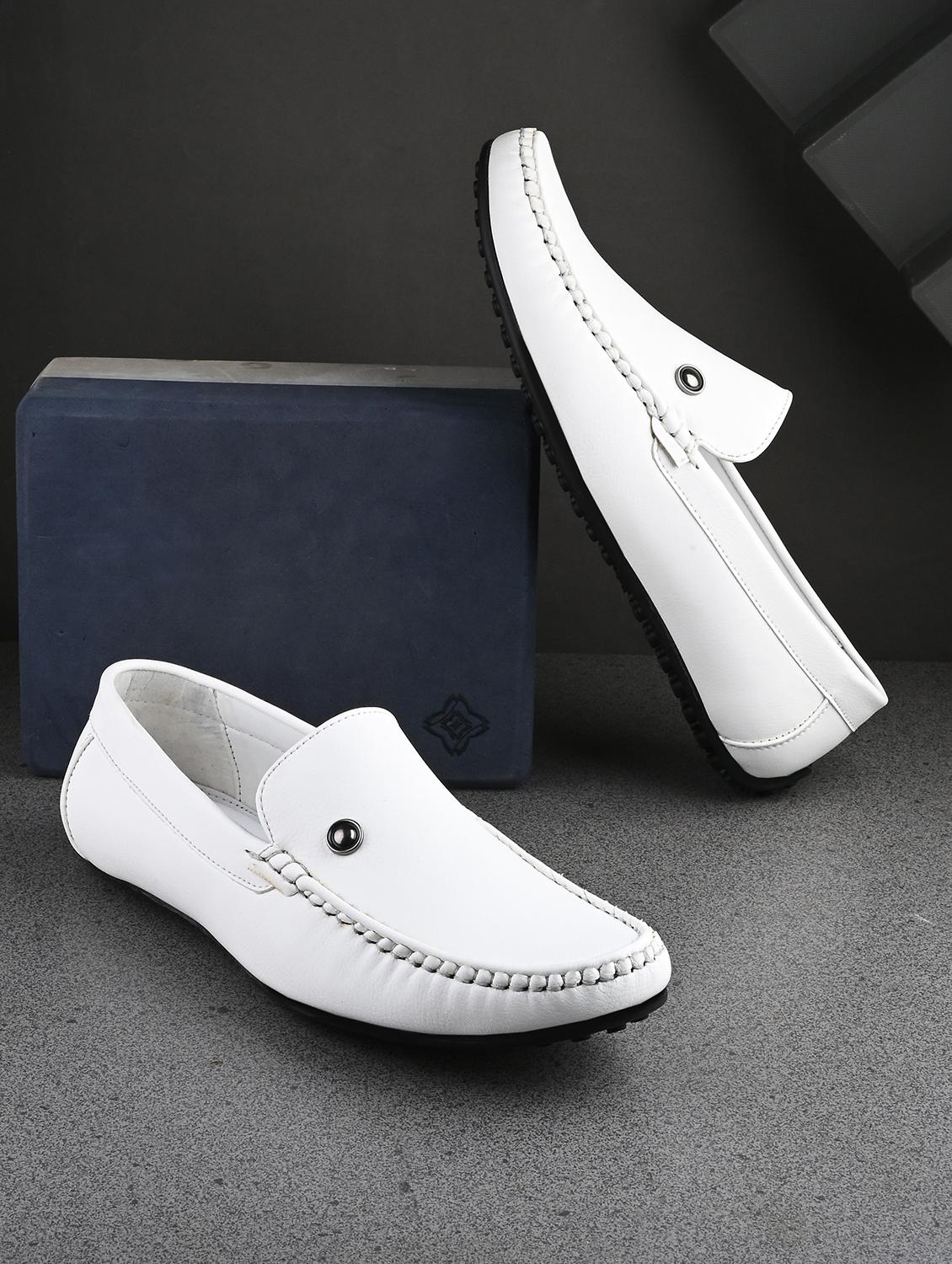 men white slip on loafer - 21948600 -  Zoom Image - 0