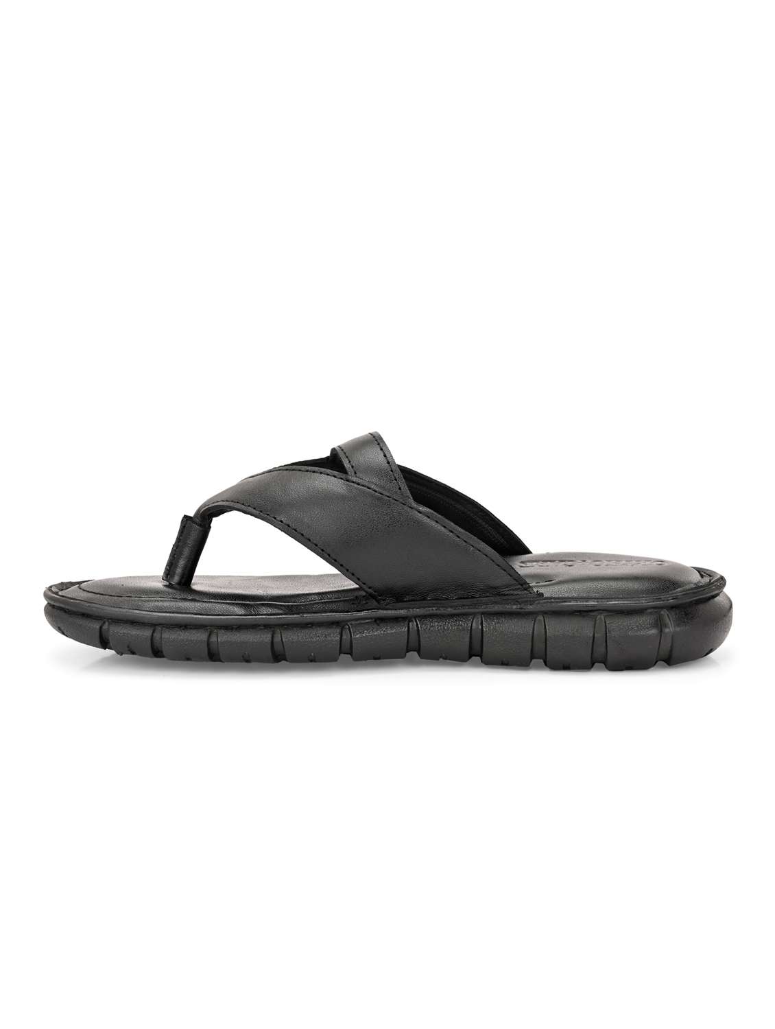 men black toe seperator sandal - 21948608 - Standard Image - 3