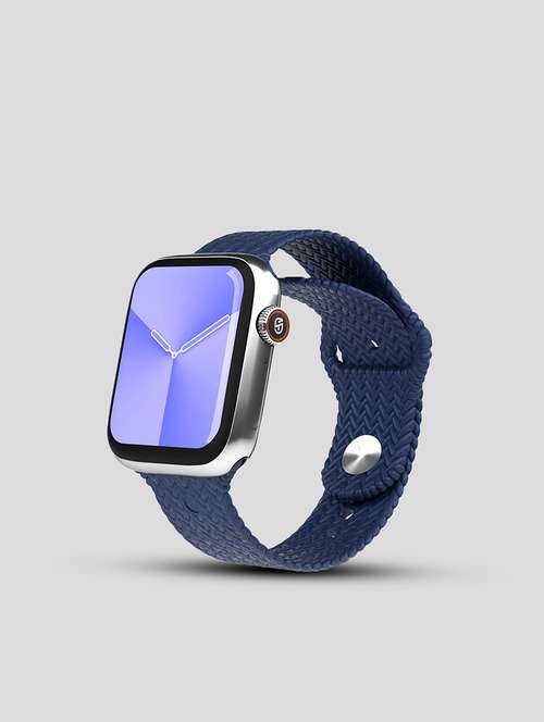 snapup connect max bluetooth calling smart watch (silver blue) - 21948649 -  Standard Image - 0