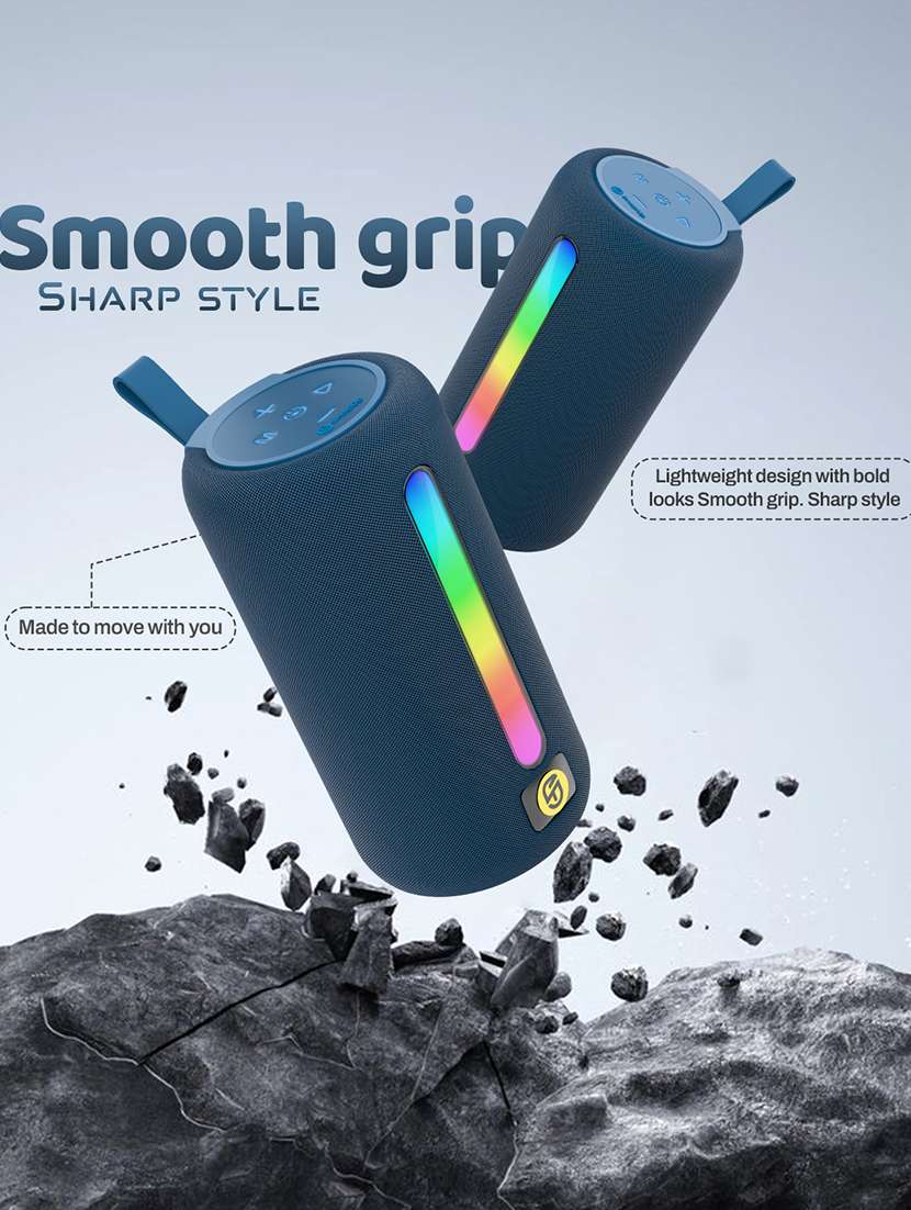 snapup stone max portable bluetooth speaker (rizz blue) - 21948654 -  Standard Image - 3