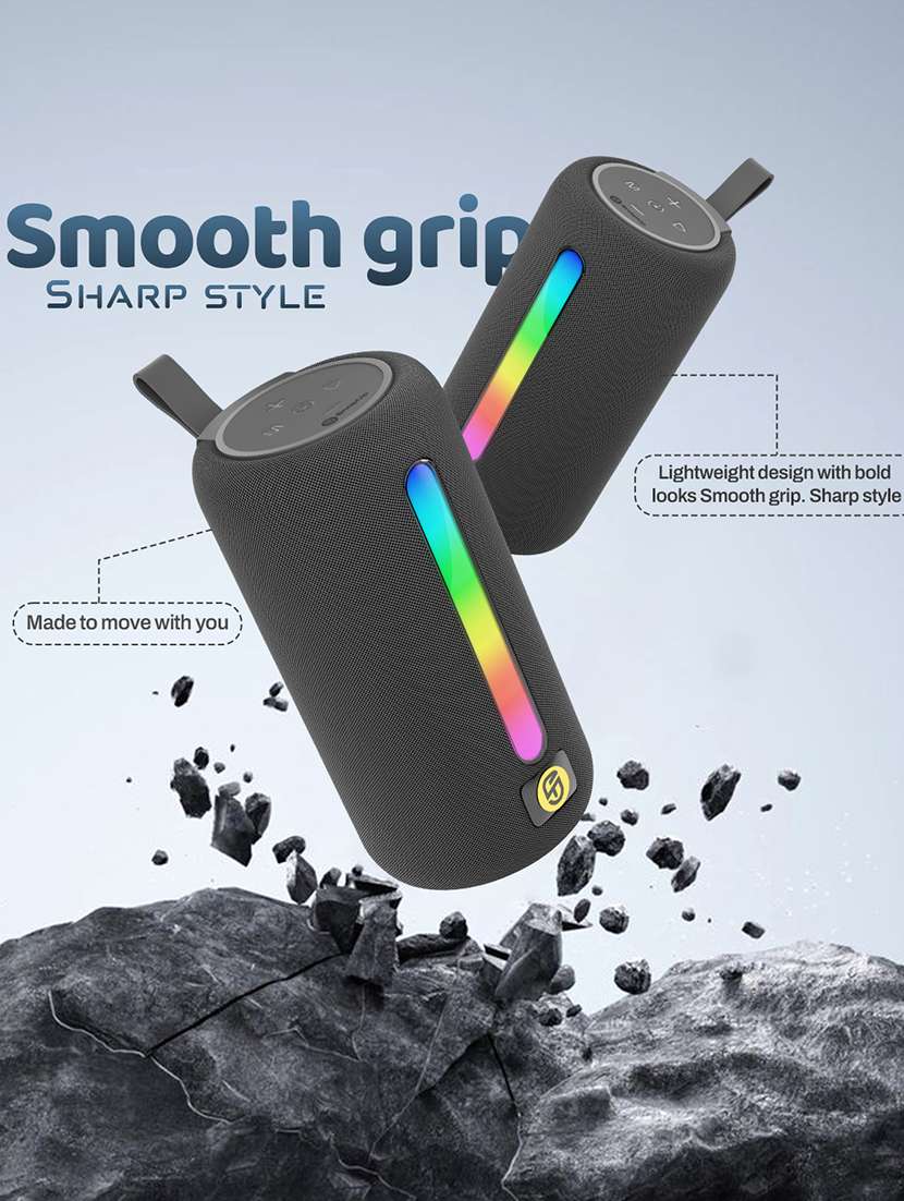 snapup stone max portable bluetooth speaker (lit grey) - 21948655 -  Standard Image - 3