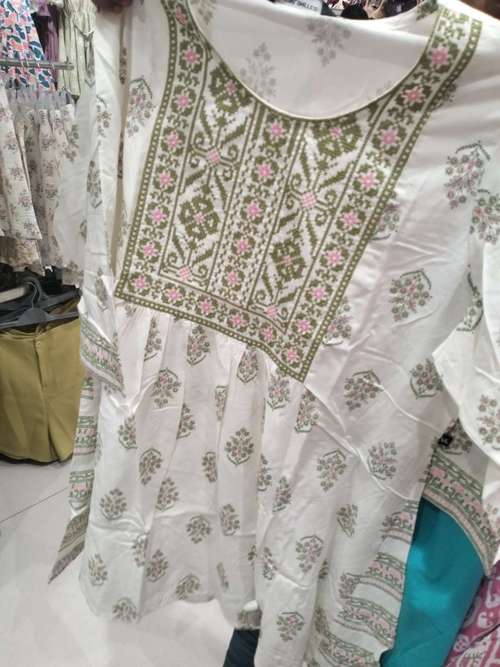 off white rayon tshirt - 21948691 - Standard Image - 0