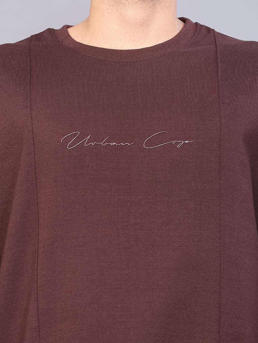 men solid long sleeve sweatshirt - 21948733 -  Standard Image - 5