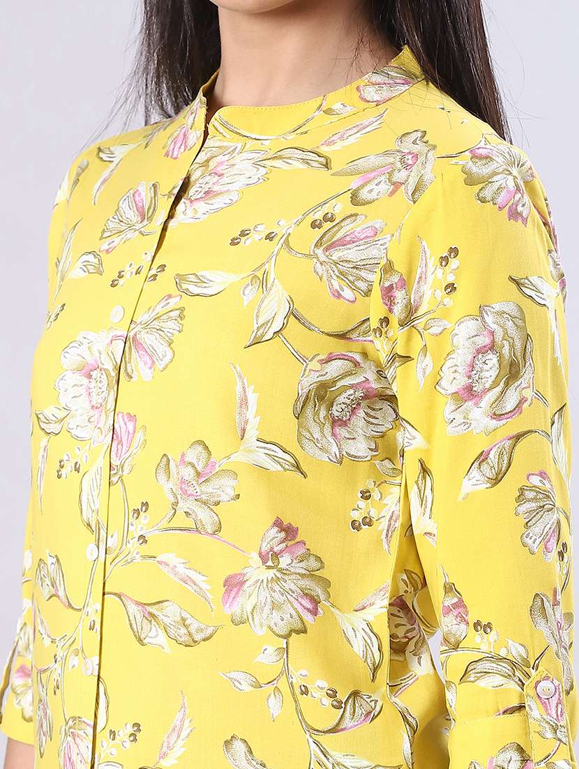 women printed three quarter sleeve kurti - 21948745 -  Standard Image - 5