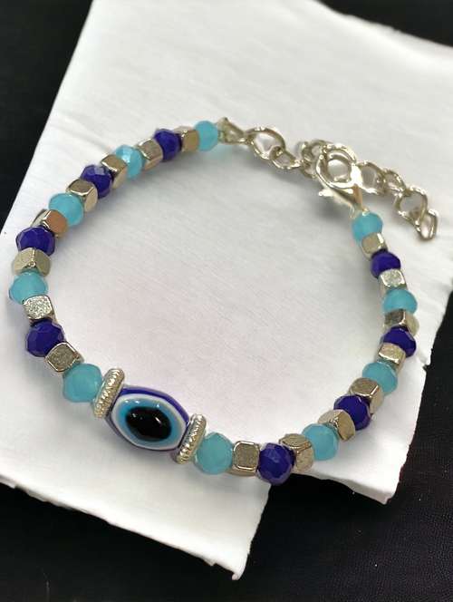women pack of 2 beaded evil eye bracelet - 21949185 - Standard Image - 0