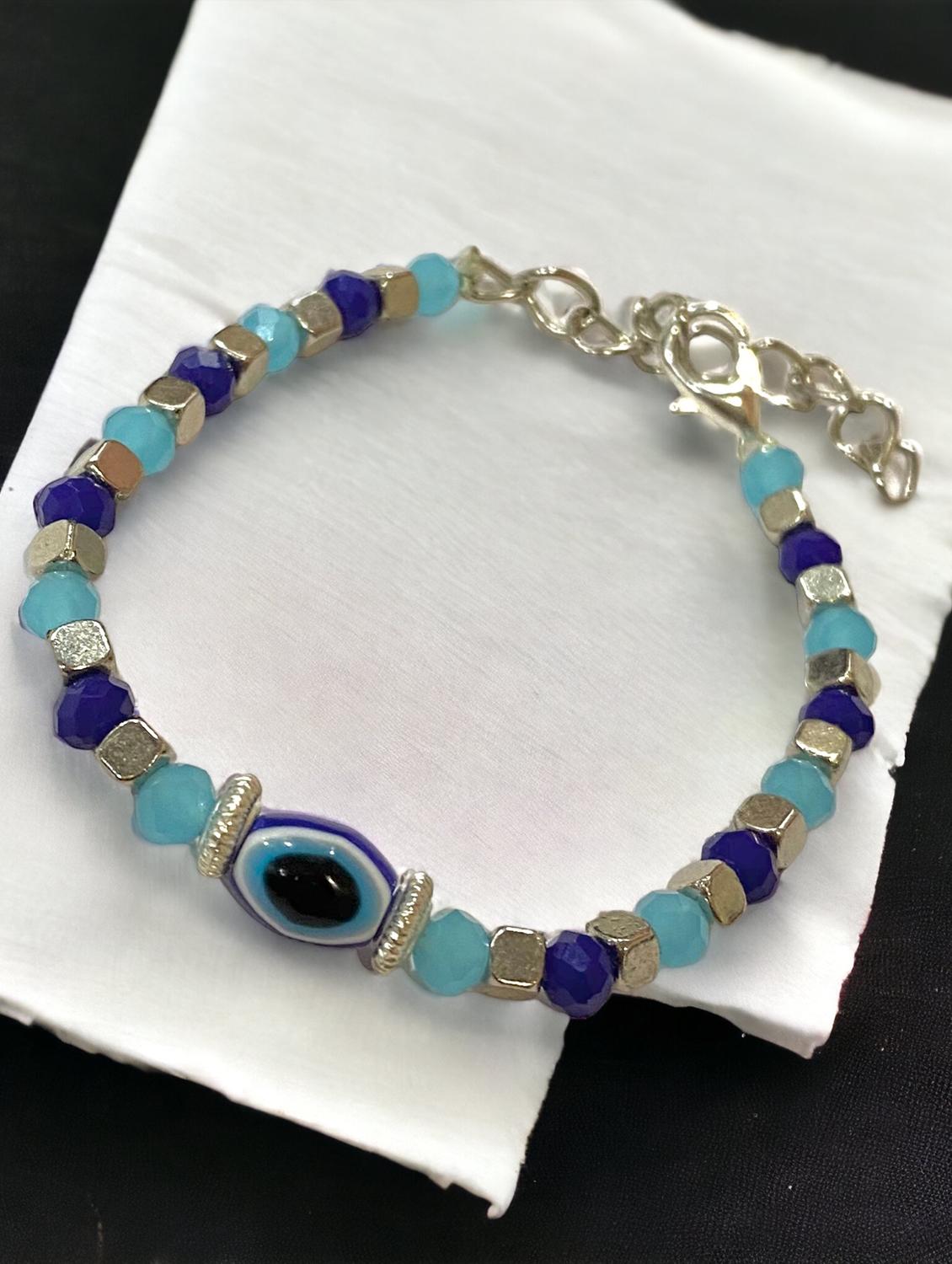 women pack of 2 beaded evil eye bracelet - 21949185 - Zoom Image - 0