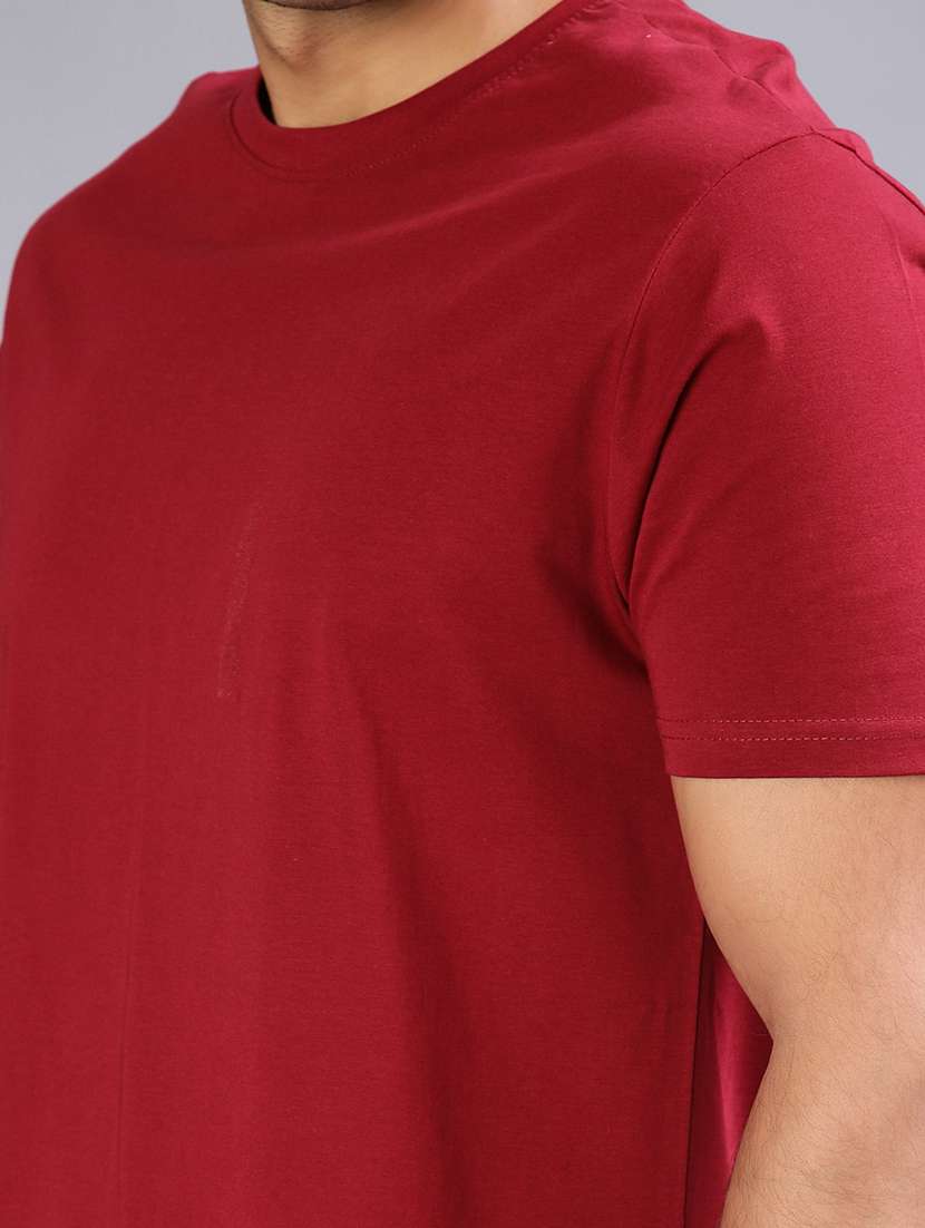men solid short sleeve regular fit t-shirt - 21949398 -  Standard Image - 3