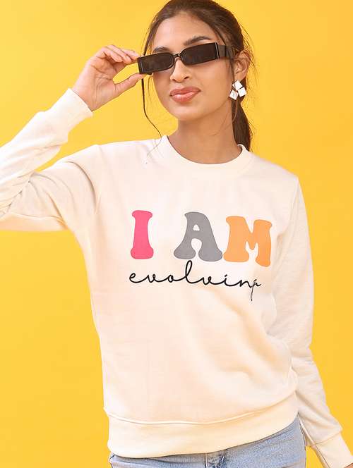 women printed long sleeve sweatshirt - 21949421 -  Standard Image - 0
