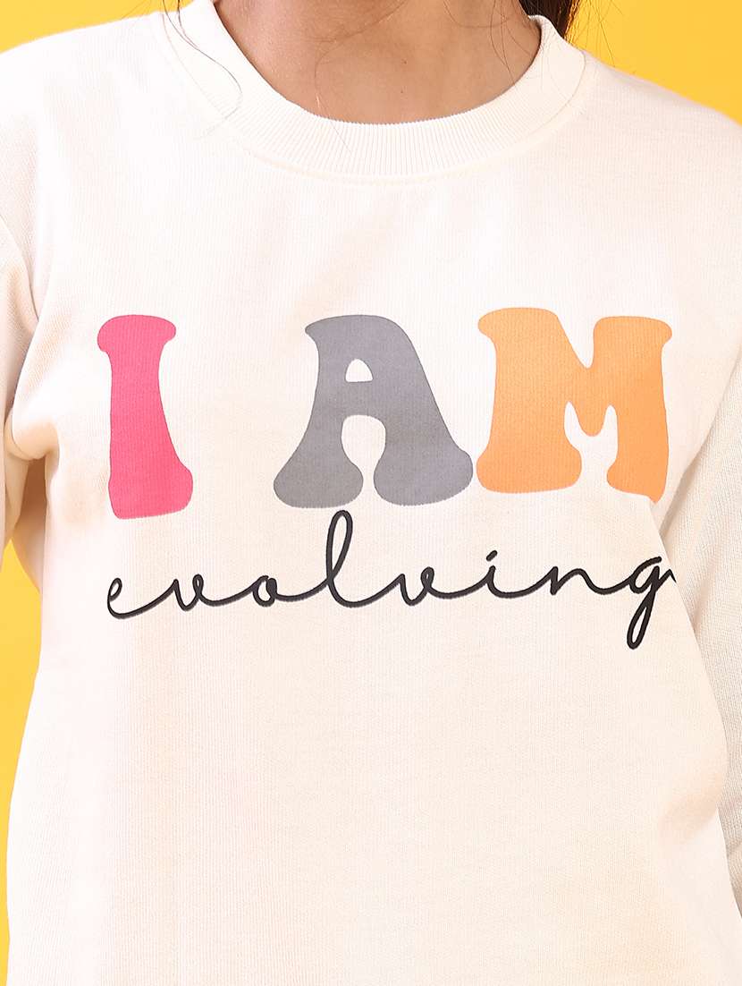 women printed long sleeve sweatshirt - 21949421 -  Standard Image - 5