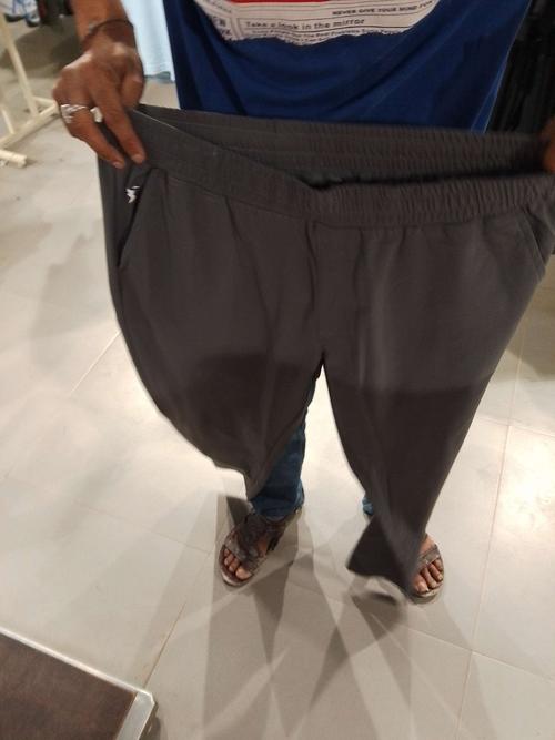 dark grey polyester track pant - 21949485 - Standard Image - 0