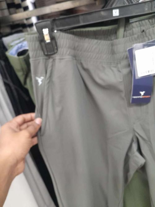 olive polyester track pant - 21949488 - Standard Image - 0