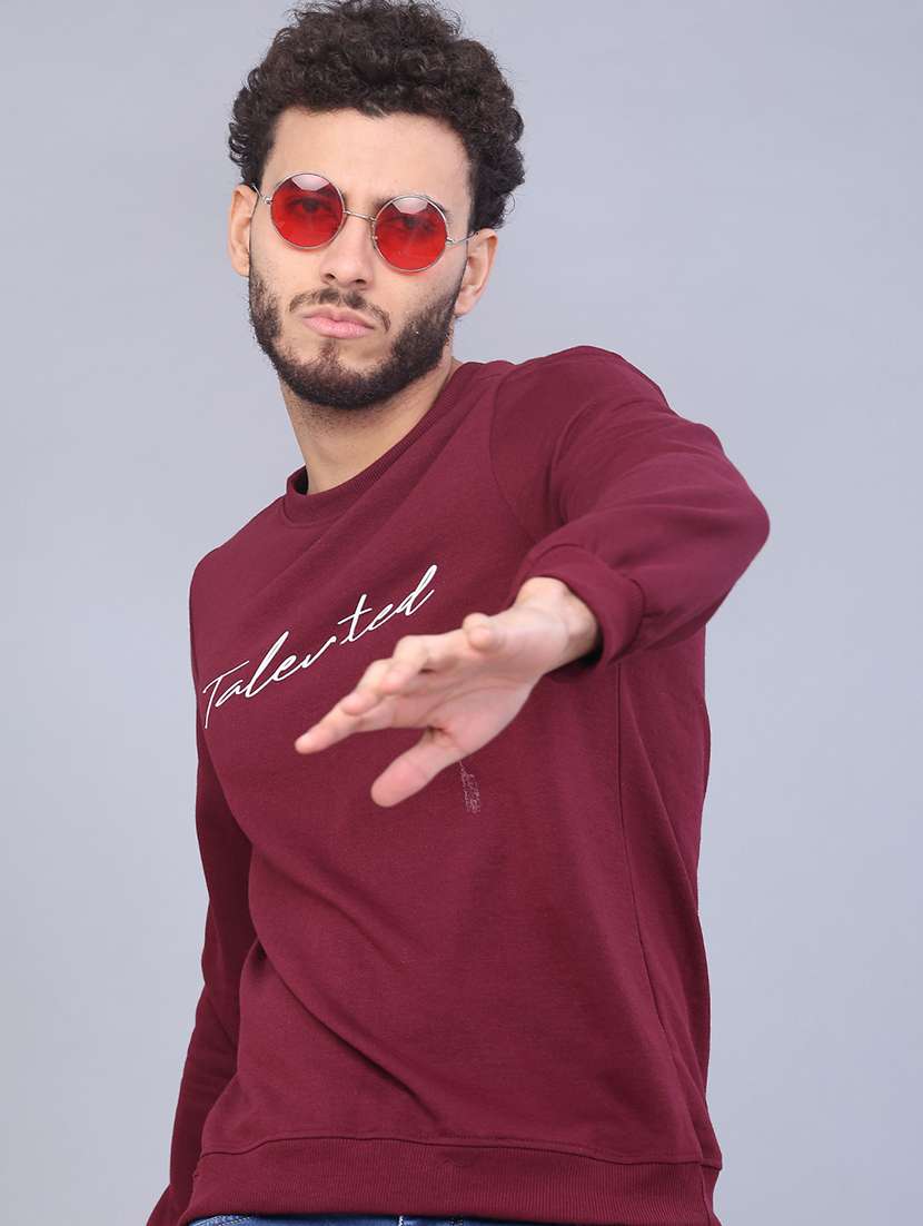 men printed long sleeve sweatshirt - 21949510 -  Zoom Image - 0
