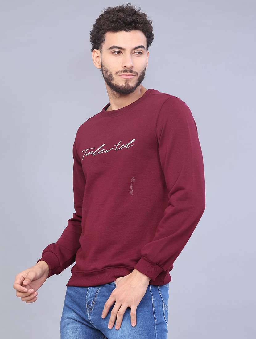 men printed long sleeve sweatshirt - 21949510 -  Standard Image - 3